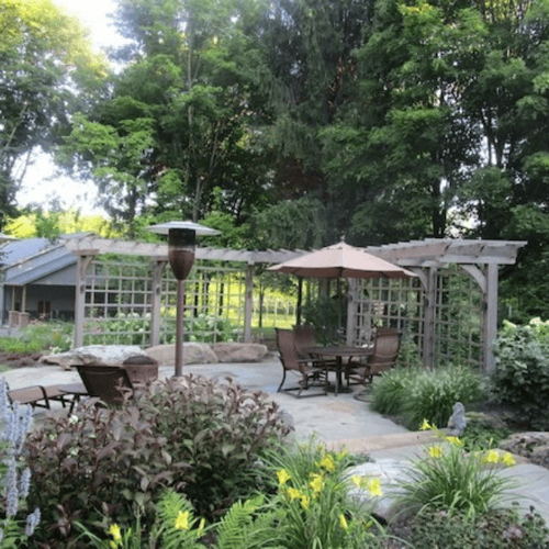 Cozy Backyard Entertainment Space
