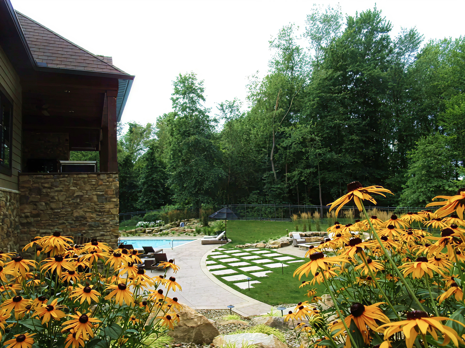 step landscaping after upgrade